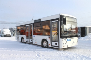 Передача новых автобусов МАЗ 206 в Северодвинск